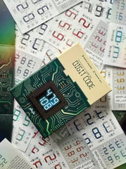 Playte Digit Code cards and fragment clues laid out for strategic guessing