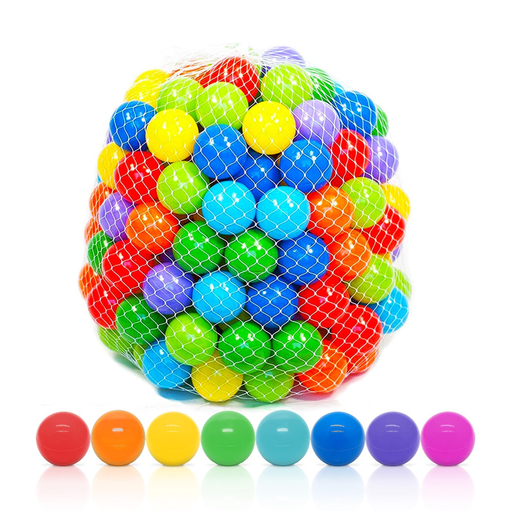 Playz 500-count colorful ball pit balls for safe, engaging play.