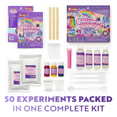 Playz glow-in-the-dark unicorn poop slime, perfect for sensory play
