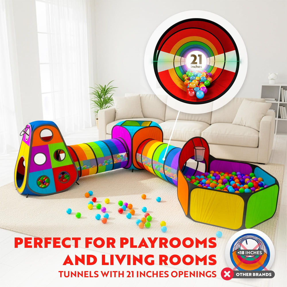 Playz pop-up tents easy-setup for quick playroom or backyard setup.