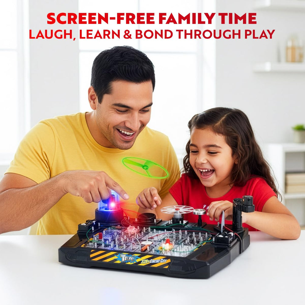 Playz STEM learning kit for kids 8-13 builds critical thinking.