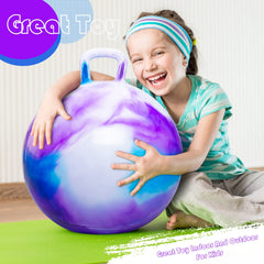 PlayZap hopper ball helps kids improve balance and coordination.
