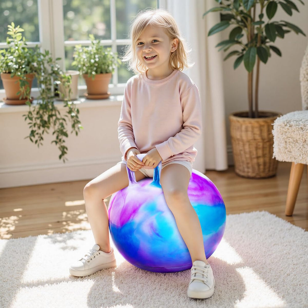 PlayZap hopper ball crafted from durable thickened material.