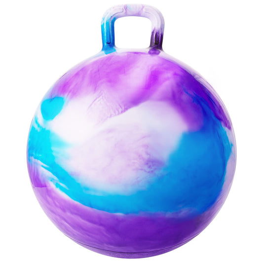 PlayZap hopper ball with secure handle grip for safe, controlled hopping.