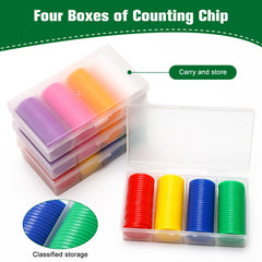 Colorful Pletpet poker chips ideal for adult games and counting activities