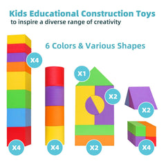 Pleykele lightweight blocks store easily for indoor or outdoor play.