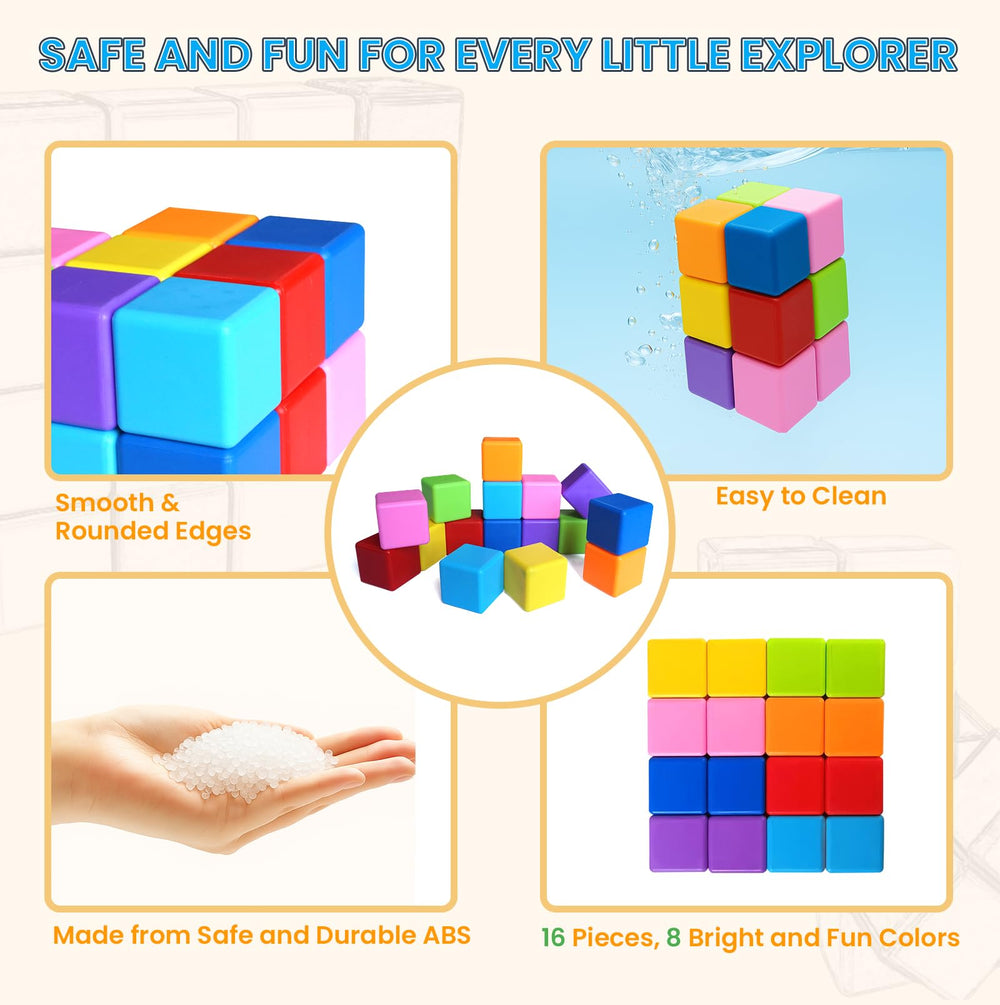 Pleykele STEM cubes promote spatial reasoning and imaginative building play