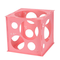 Pllieay 14-holes balloon sizer box assembly for precise sizing.