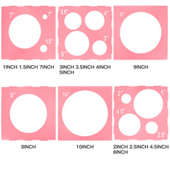Pllieay size intervals chart for consistent balloon sizing.