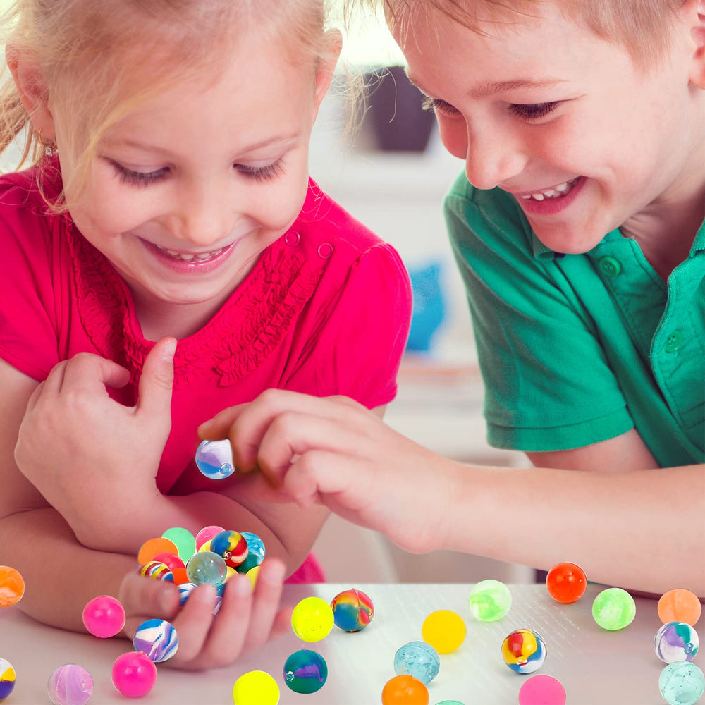 Pllieay durable elastic rubber bouncy balls ready for carnival games.