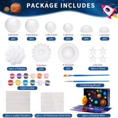 Pllieay dot and label stickers help clear planet labeling