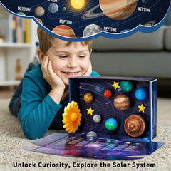 Pllieay foam planets during painting session for color and detail
