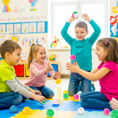 Pllieay purple glitter ball engaging for kids and cats during play