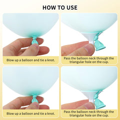 Pllieay wedding balloon sticks add elegance to decor.