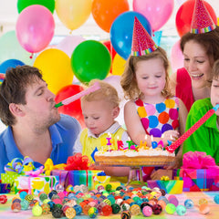Pllieay party favors for Halloween and Christmas celebrations.