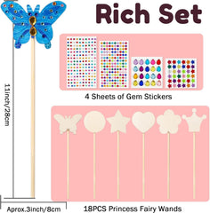 Pllieay princess wand party favors for memorable celebrations.