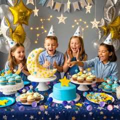 Pllieay galaxy swirl ball bright color for goody bags and celebrations