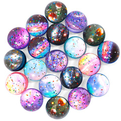 Pllieay space bouncy ball with starlight design ideal for party favors and play