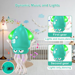 Plnmlls Dancing Octopus Toy rechargeable battery for cordless fun