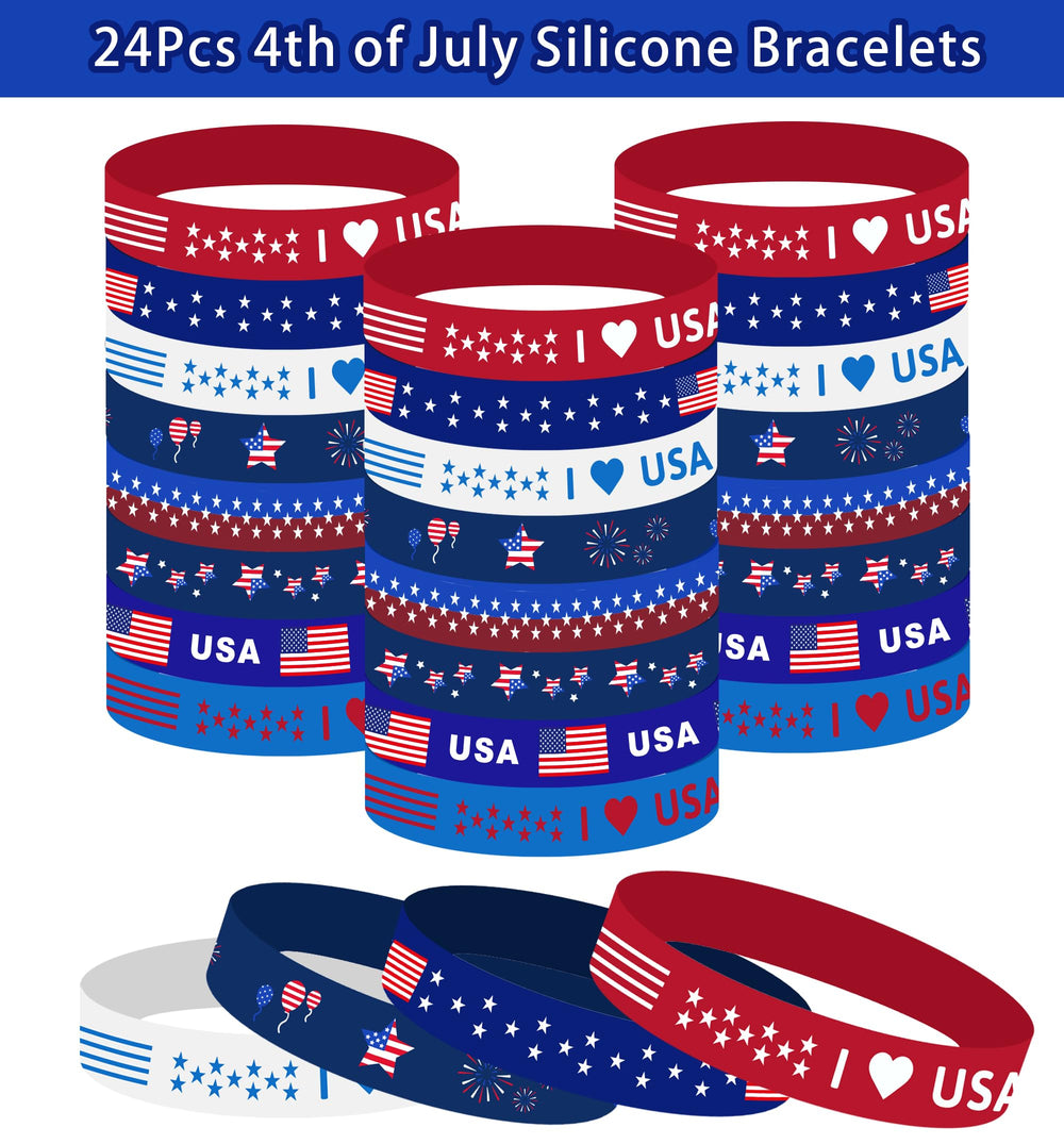 PLOUGVI party kit display showcasing complete Independence Day decorations
