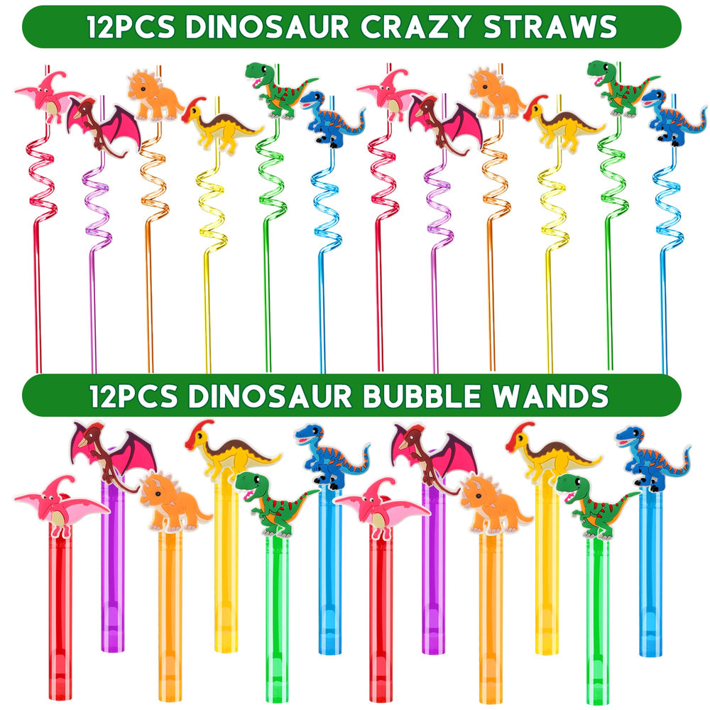 PLOUGVI dinosaur slap bracelets add color and fun to favors