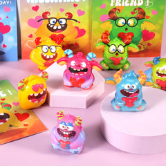 PLOUGVI variety of monster designs offering playful, tactile play for kids 3+.