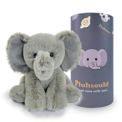 Pluhsould 8-inch elephant plush design, adds adorable decor touch for bedrooms and shelves