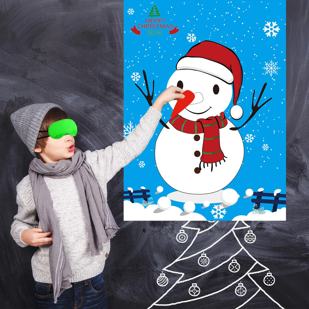 PLULON Christmas party backdrop ready to hang