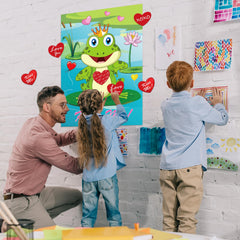 PLULON 28x21 inch poster size offers clear visibility at parties.