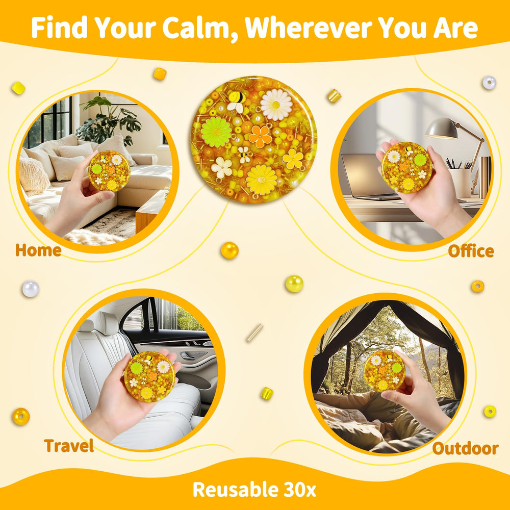 PLUMIA handcrafted non-toxic beads for safe daily play and tactile exploration