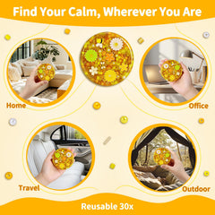 PLUMIA handcrafted non-toxic beads for safe daily play and tactile exploration