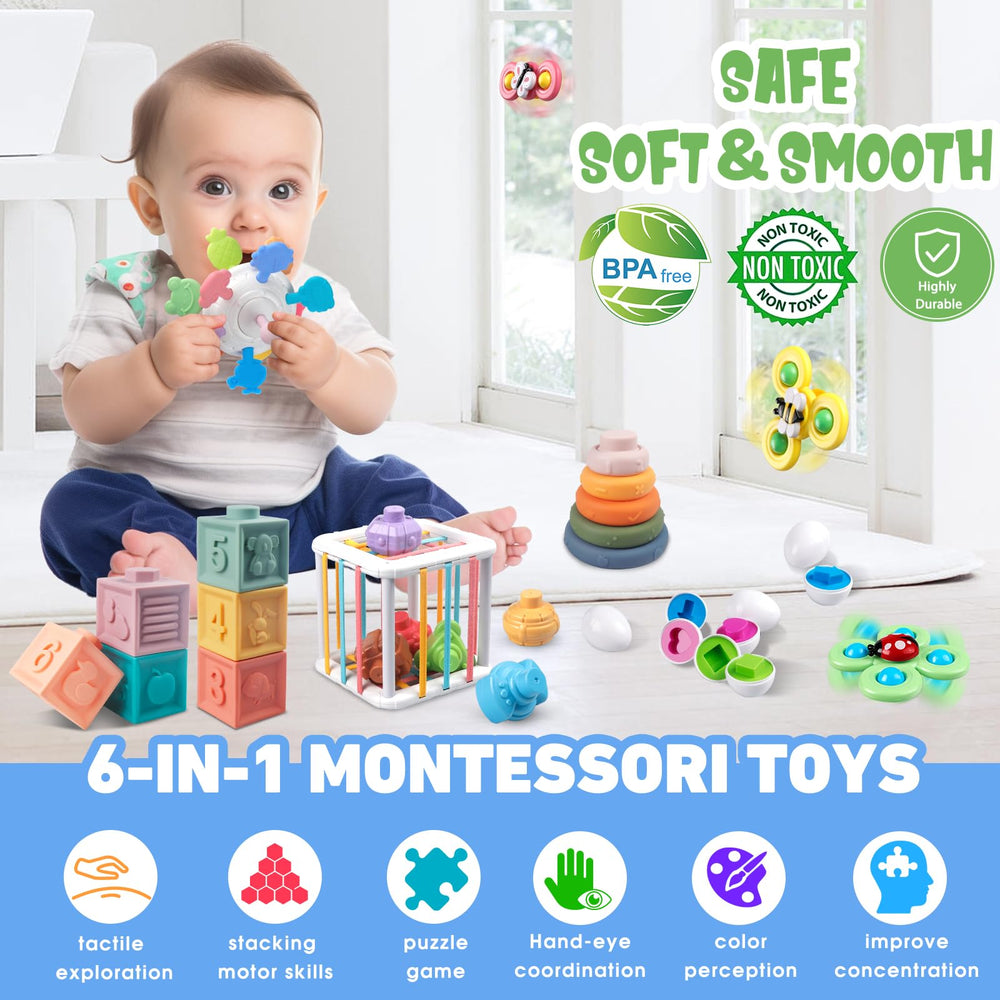 Plunack 6-in-1 blocks offer teething-safe, stackable fun for tiny hands.