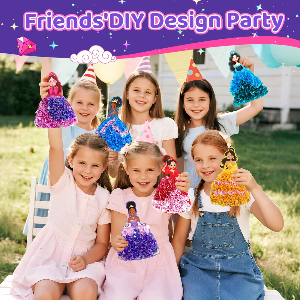Plunack colorful princess craft pieces spark imaginative storytelling.