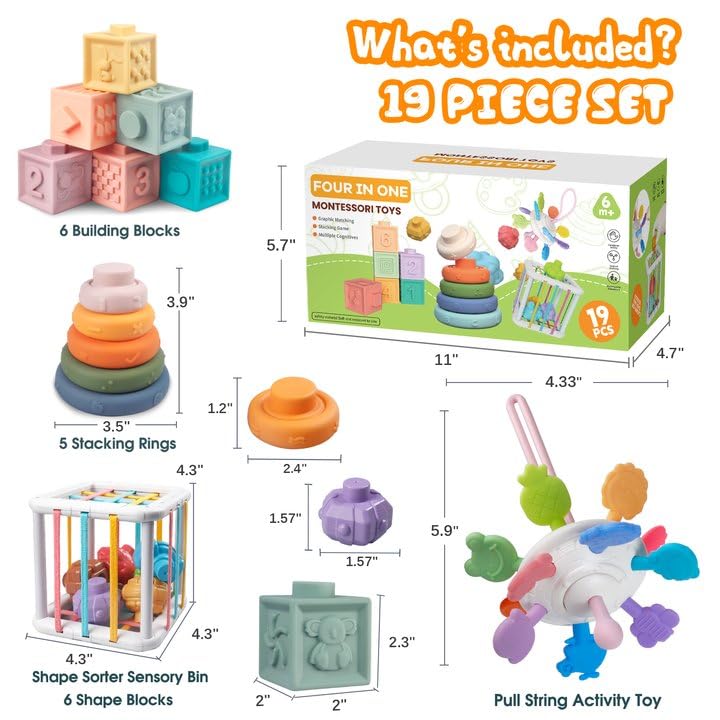 Plunack Montessori toy set is gift-ready with safe materials and versatile design