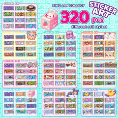Plunack mystery designs add rare holographic flair for surprise sticker sessions.