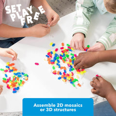 PLUS PLUS BPA-free and phthalate-free plastics ensure trusted, kid-friendly construction toys.