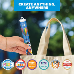 PLUS PLUS color mosaics and 3D builds spark imaginative thinking and spatial skills.