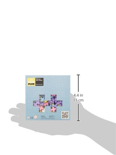 PLUS PLUS simple pieces enabling flat-to-3D builds with curves