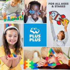 Plus Plus Puzzle by Number 500-piece colorful 3D pixel art to display