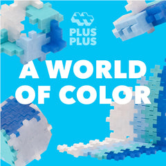 PLUS PLUS travel-friendly building tube ideal for on-the-go STEM play