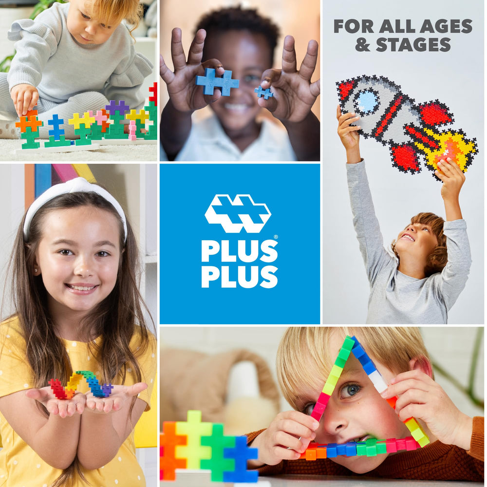 PLUS PLUS travel-friendly tube brings screen-free creativity on the go.