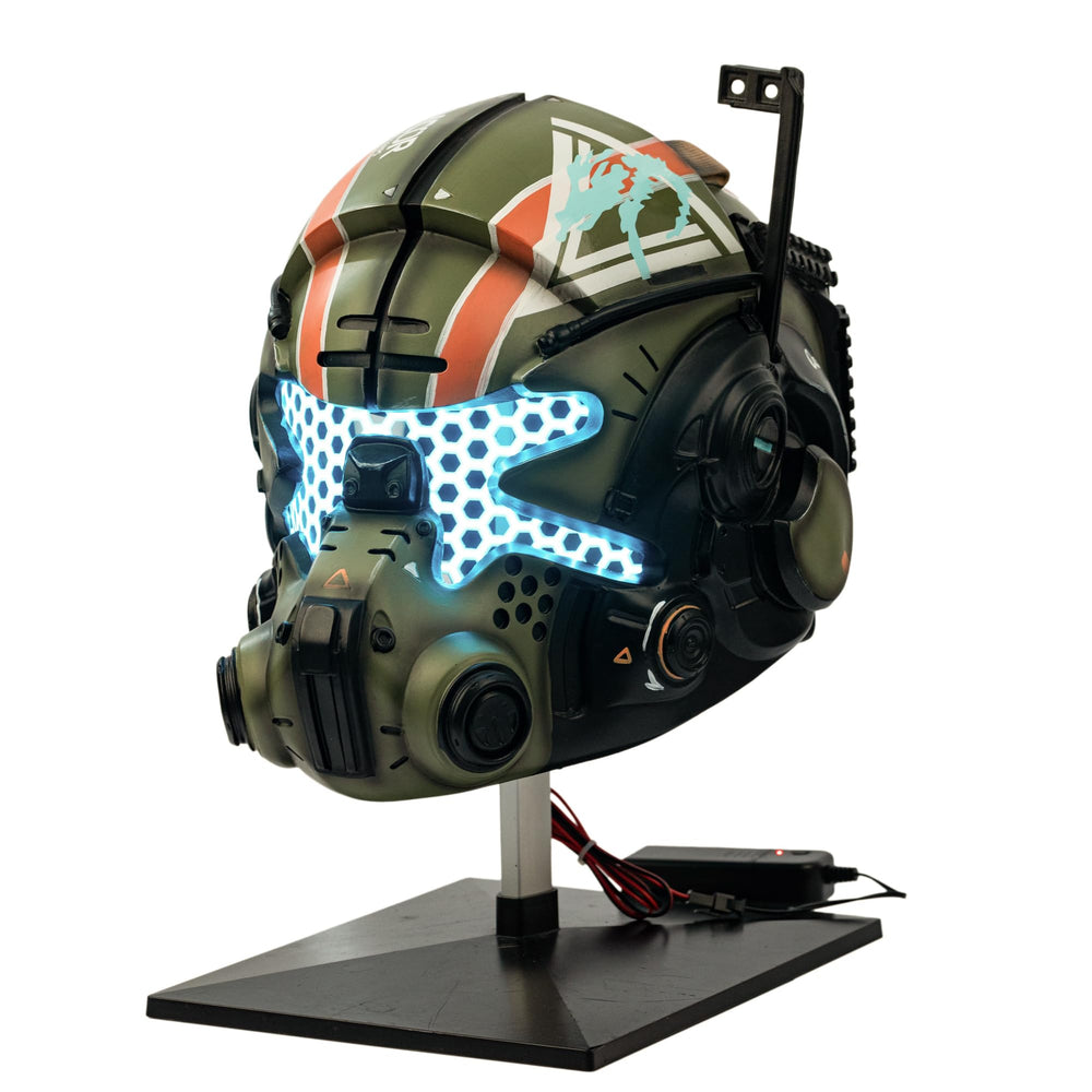Pluscraft J Cooper full-head mask detail for authentic cosplay likeness.