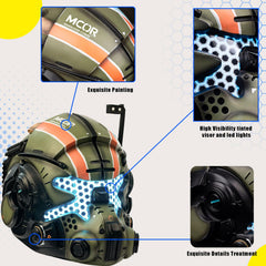 Pluscraft J Cooper helmet comfort padding for long wear.