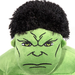 Hulk pillow buddy is 23 inches tall, perfect for bed or couch lounging.