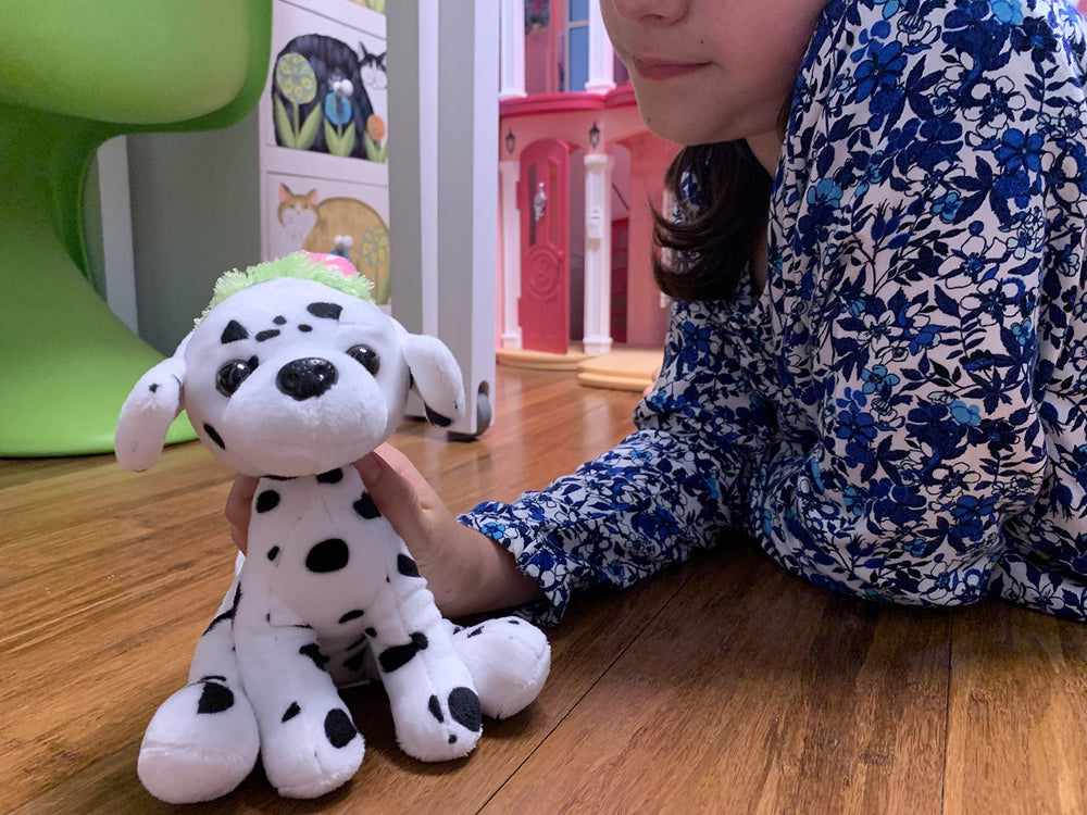 Gift-ready packaging image featuring Plushland Pawpal Dalmatian