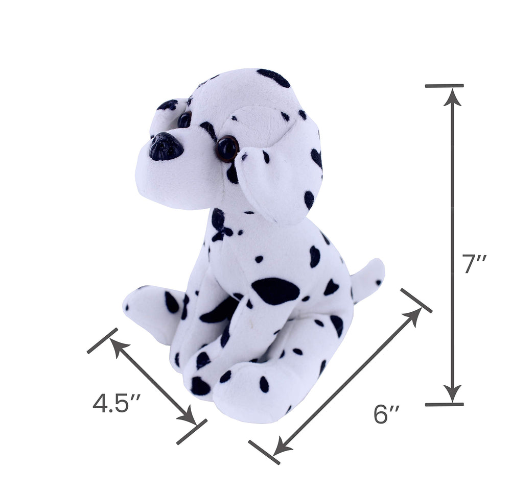 Plushland Pawpal Dalmatian 8-inch side view shows spots and softness