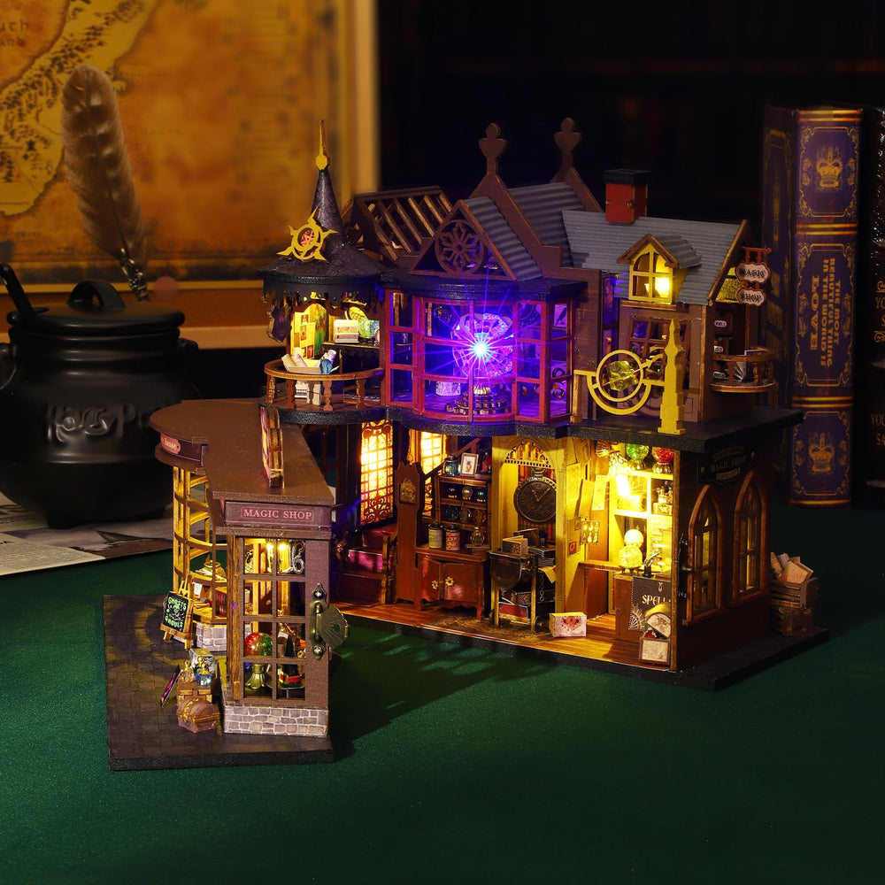 Plustopoy dollhouse kit with step-by-step guidance for beginners.