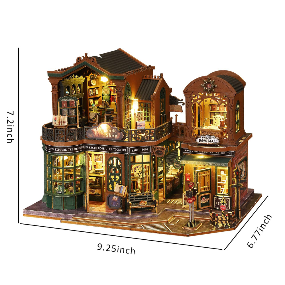 Plustopoy dollhouse shelf decor elevates home ambiance