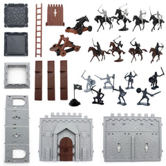 Plustopoy eight knights figures inspire heroic role-play and teamwork.