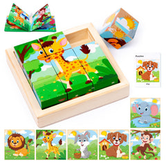 PlusYARD child enjoying a puzzle session with a toy set